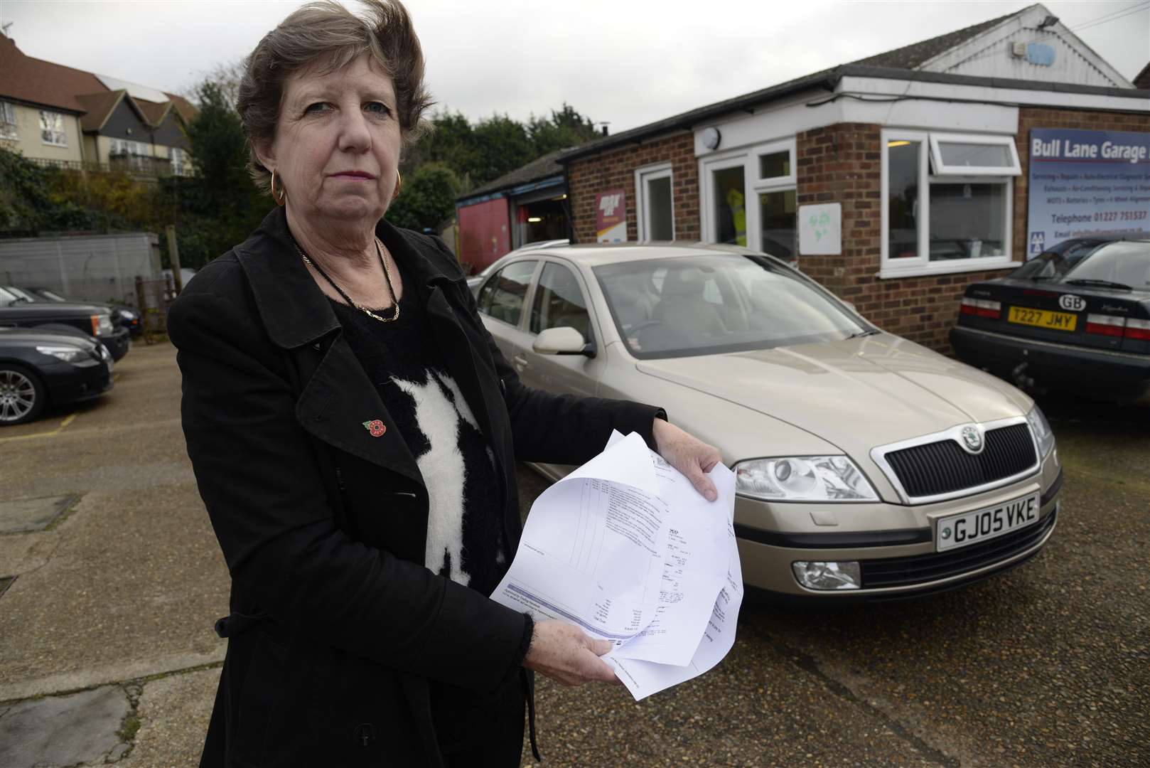 Janet Feaver had to spend £400 to repair her car after it was found petrol purchased at Tesco's Faversham was half water. Picture: Chris Davey