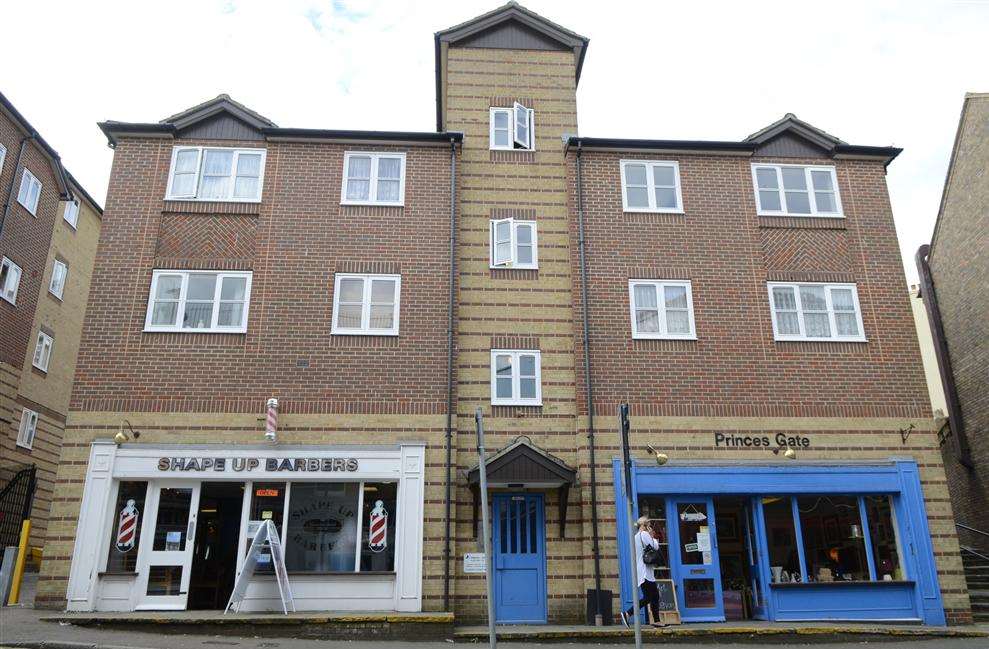 There have been a spate of bin fires at the the Princes Gate flats in Bayle Street, Folkestone in recent weeks.