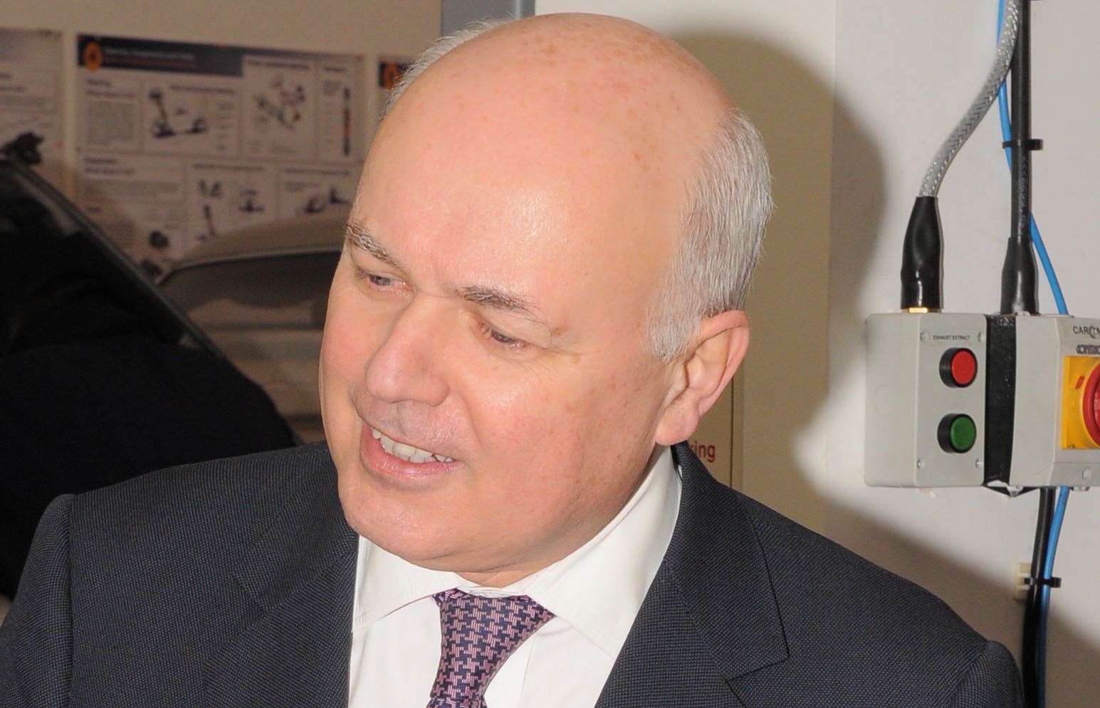 Ian Duncan Smith. Picture: Steve Crispe