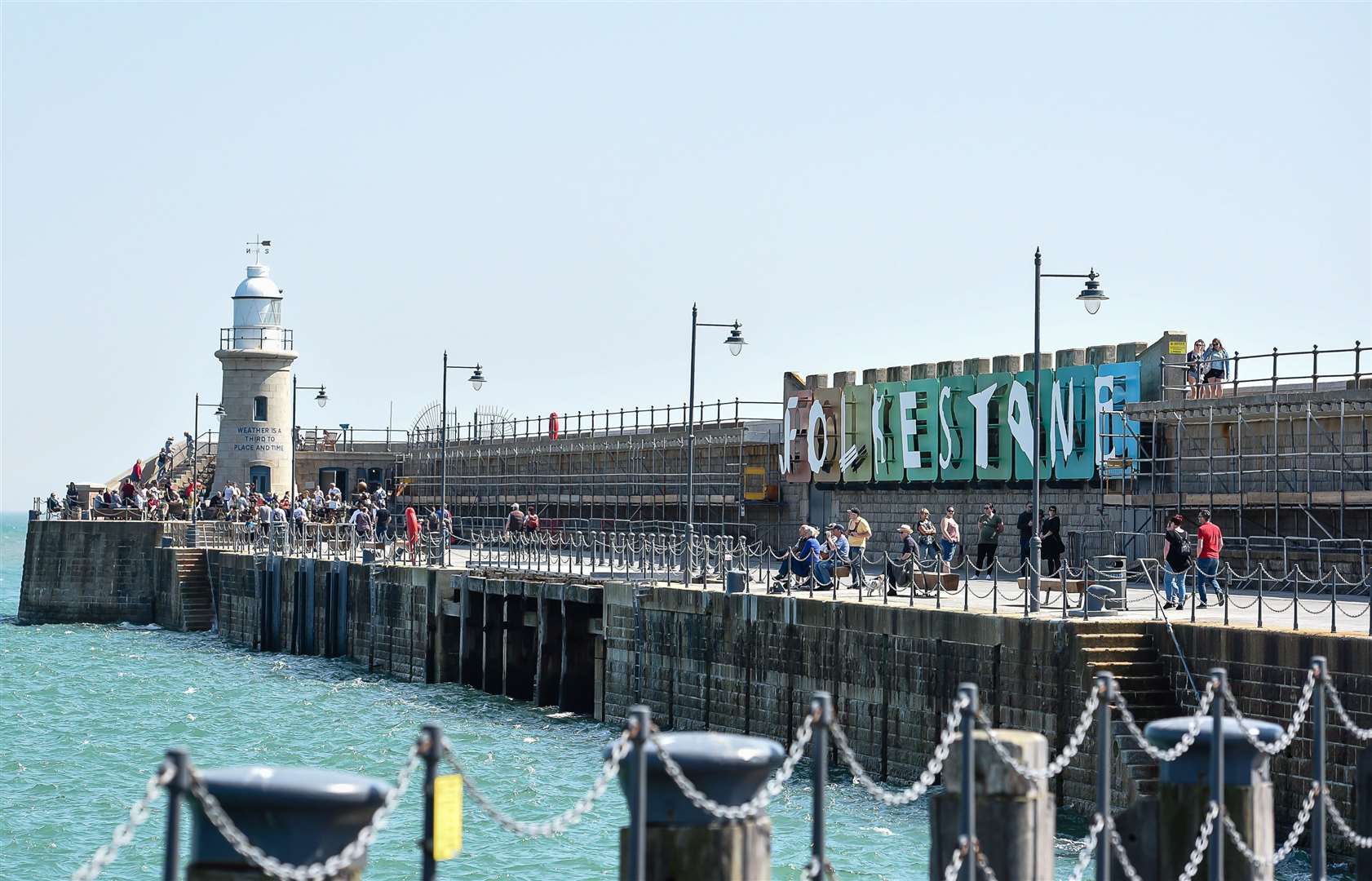 Folkestone Harbour Arm. Picture: Alan Langley