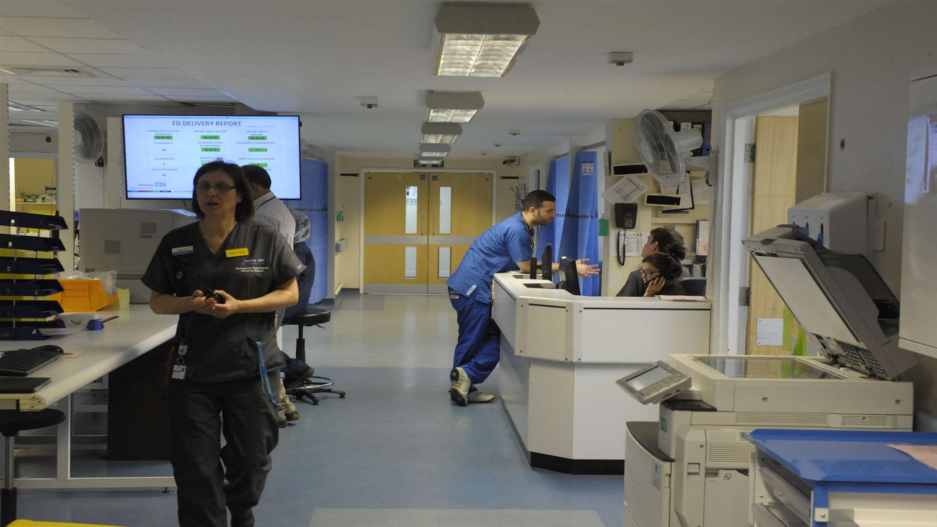 The new emergency department at Medway Maritime Hospital