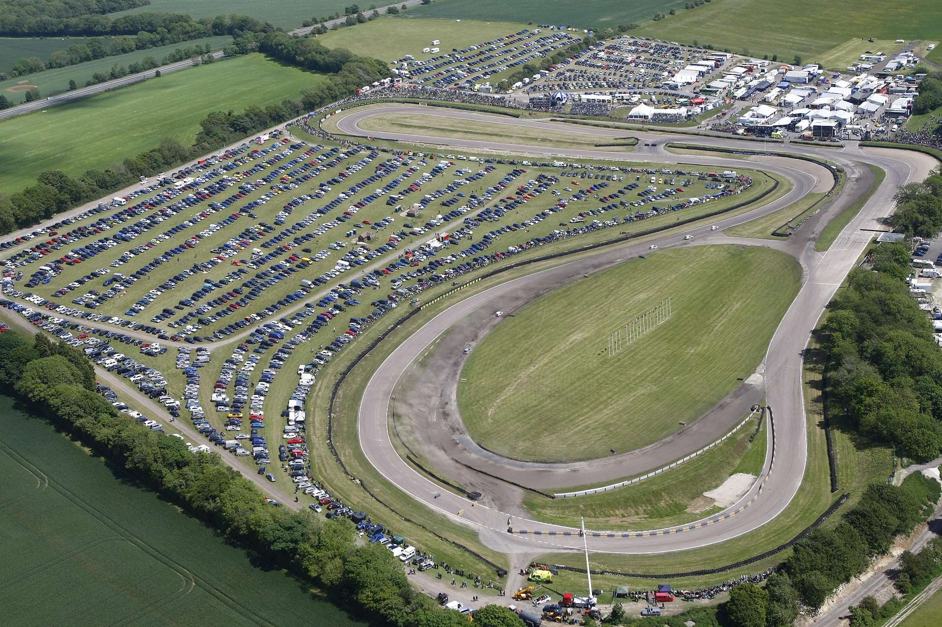 The scene at Lydden for last year's Wolrd Rallycross meeting Picture: Matt Bristow