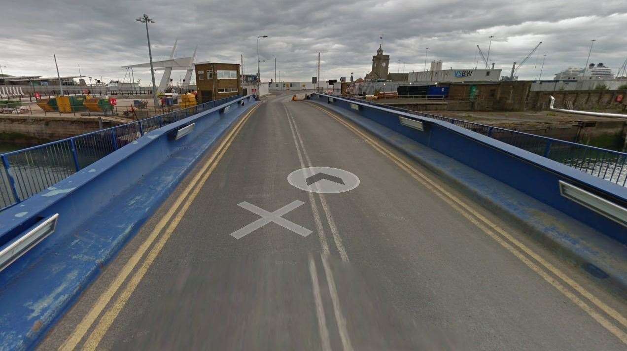 The swingbridge at Union Street. Picture: Google Maps (50583343)