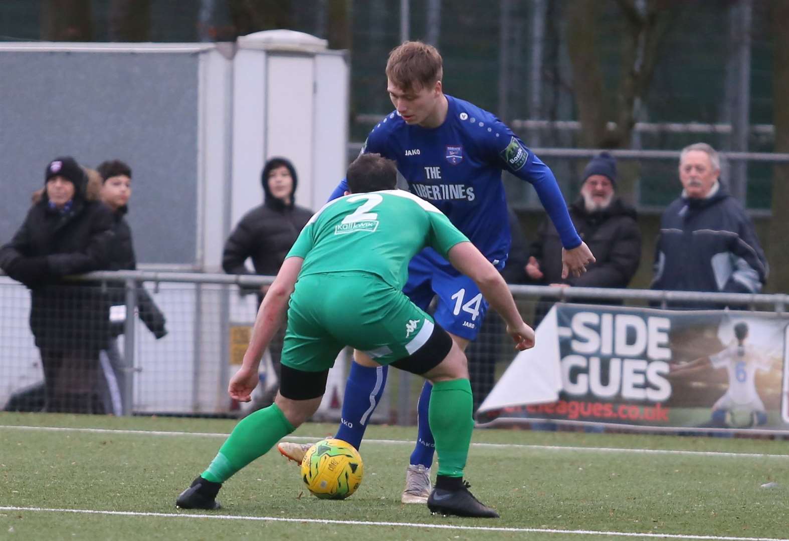 Sid Sollis in action for Margate