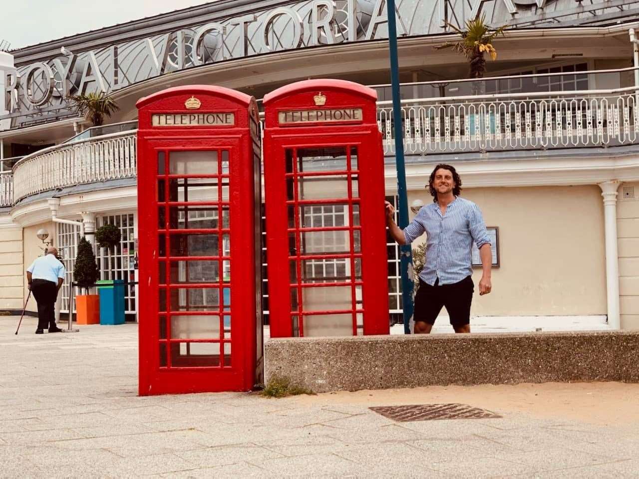 Owner Danny Montilla at Ring Ring ice cream parlour in Ramsgate. Picture: Danny Montila