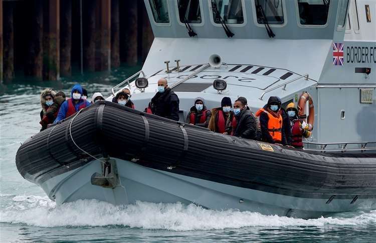 Asylum seekers at Dover. Stock picture: Gareth Fuller/PA