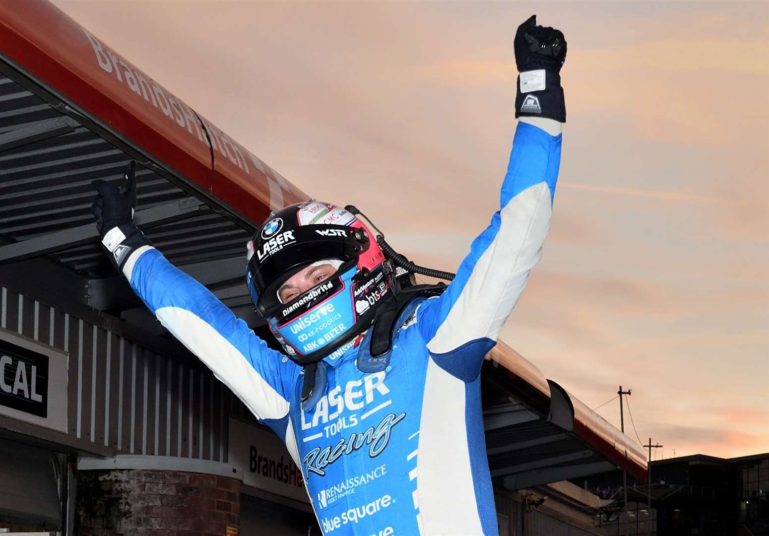 Jake Hill climbed from fourth on the grid to win race three at Brands Hatch on Sunday. Picture: Simon Hildrew