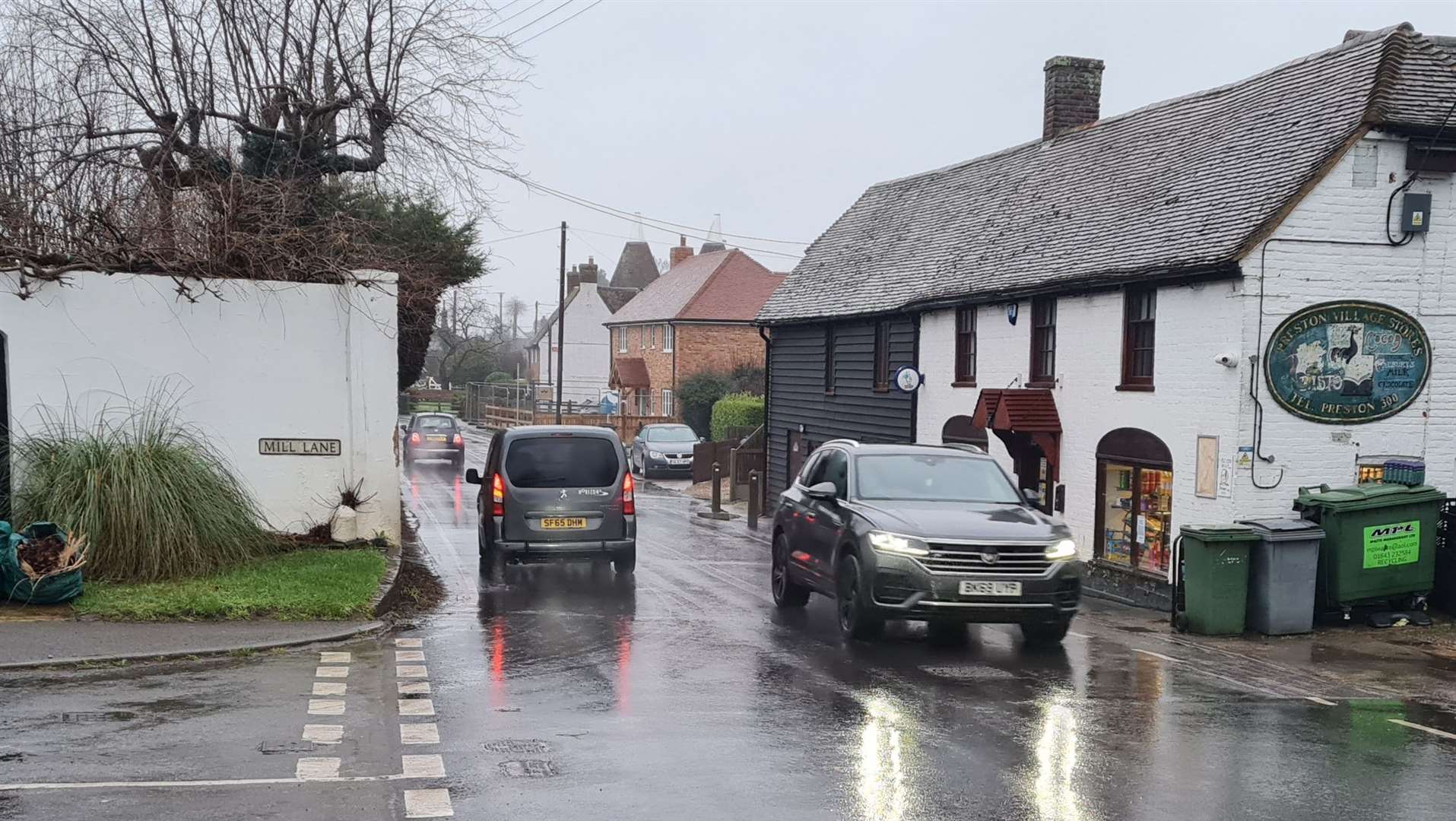 There is very little pavement in Preston to protect pedestrians