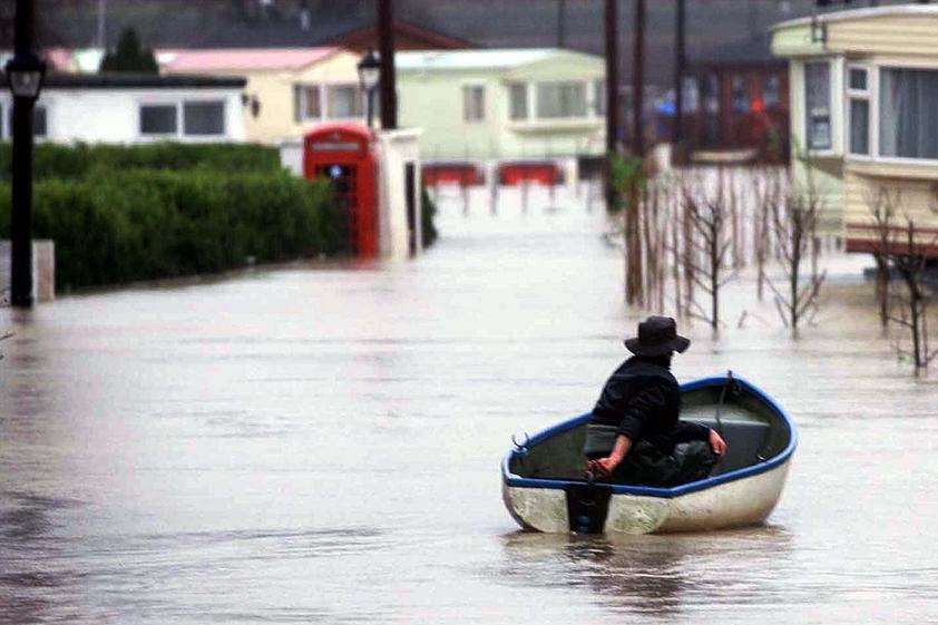 Yalding was one of the areas of Kent hit hard by floods