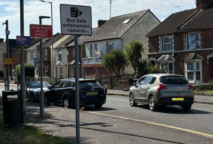 Drivers face being slapped with a £70 fine from today under rules enforced by Kent County Council, which has installed new signs in Beaver Road