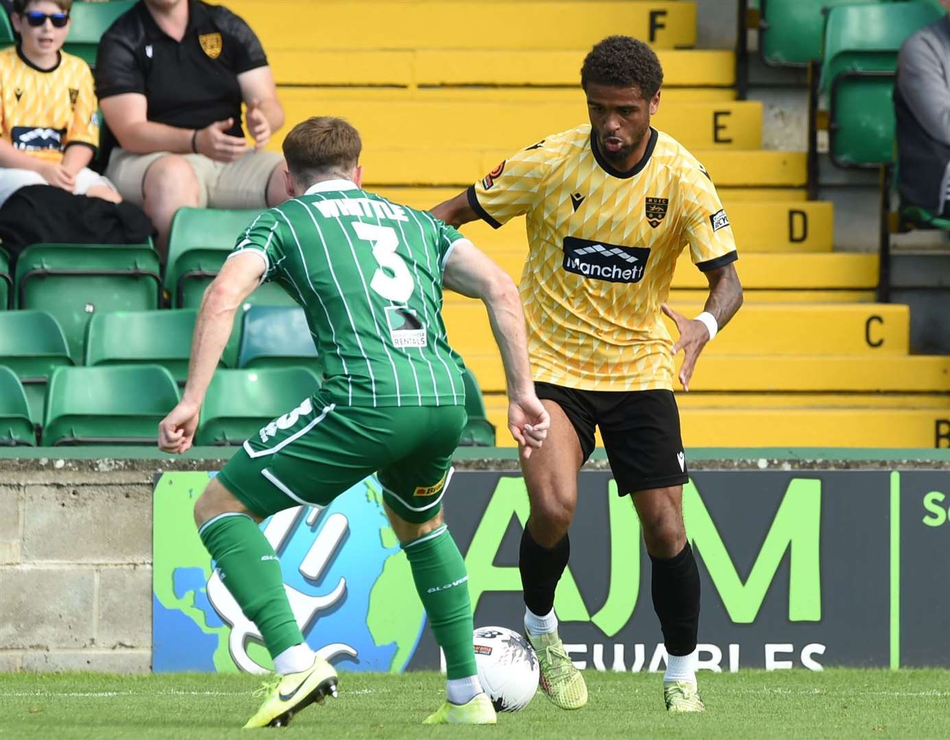 Liam Sole signed for Maidstone after a spell on trial. Picture: Steve Terrell