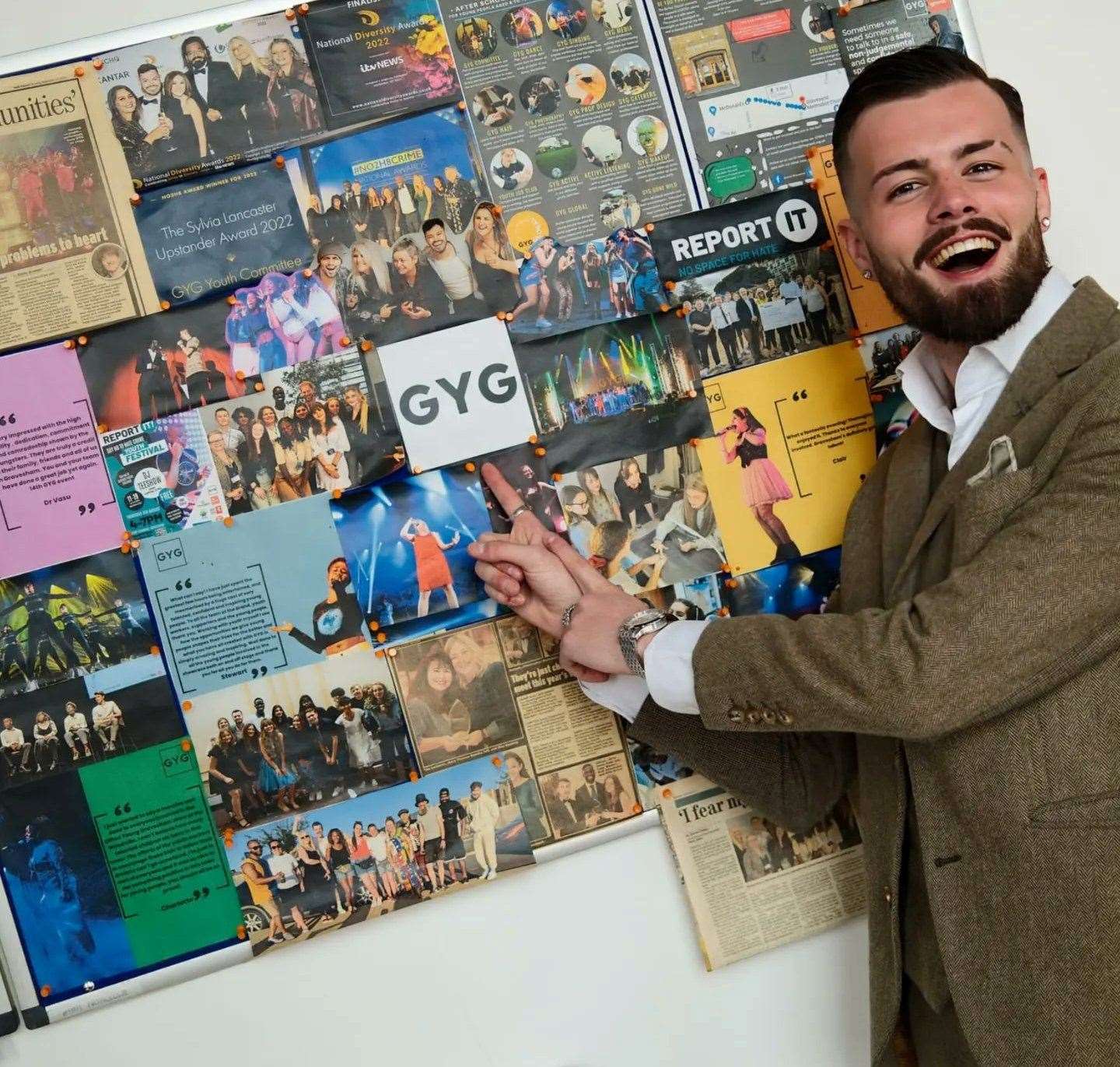 Harrison Pettman at GYG in Wilfred Street, Gravesend. Photo credit: Carl Webster-Dowsing