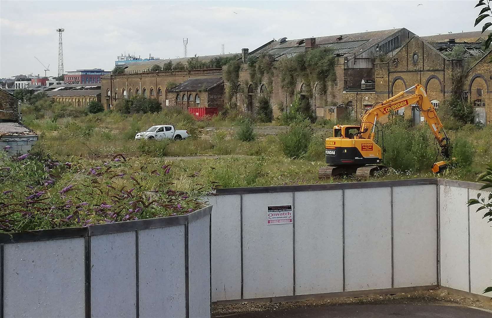 Contractors began working on the site last summer. Picture: Helz Wait