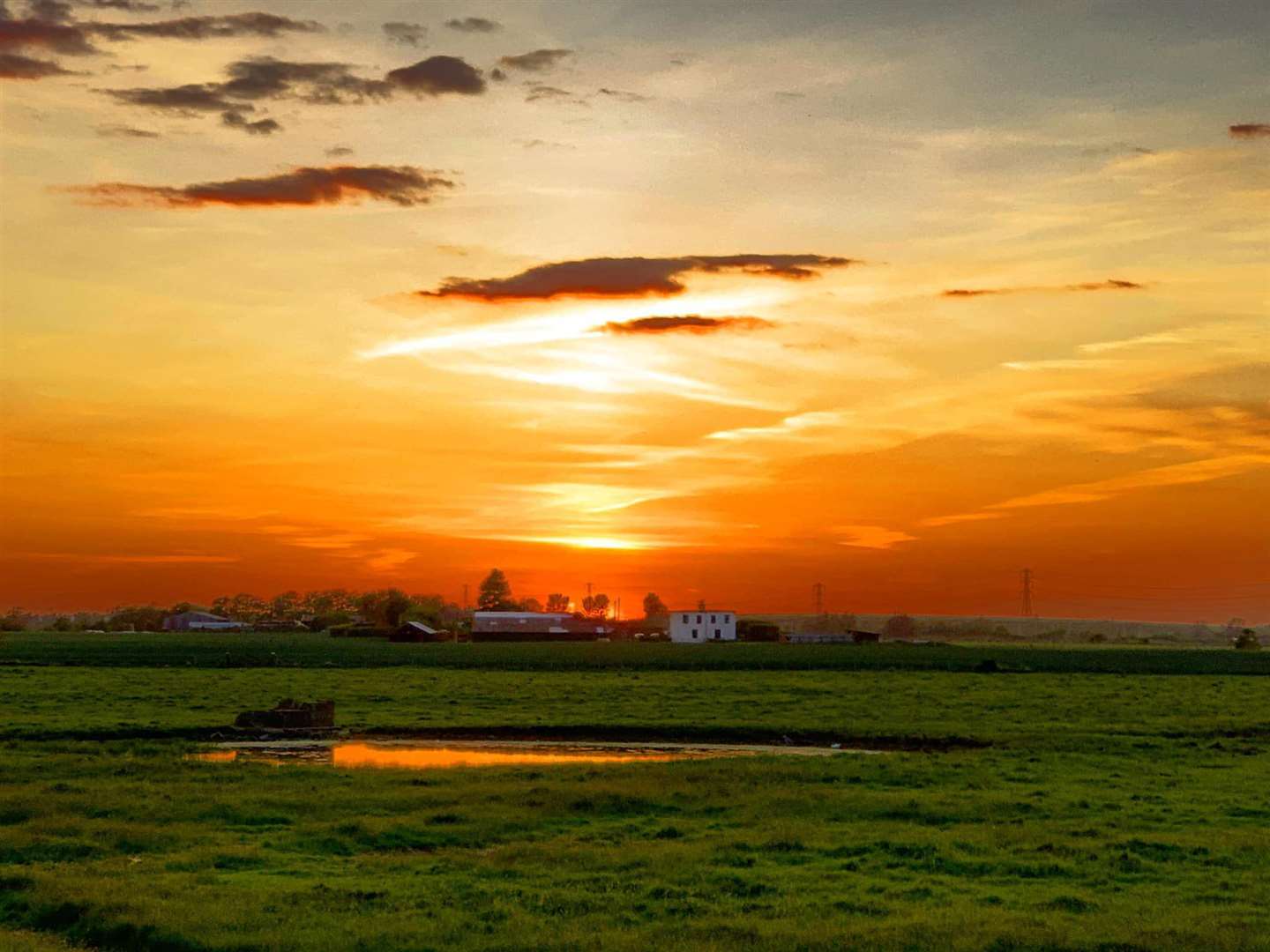 A view over the site where the 250-home development is proposed. Picture: Mike Rogers