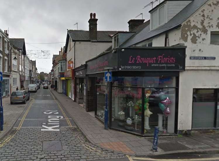 Accident scene: King Street with its junction with Brunswick Street, Ramsgate. Picture: Google