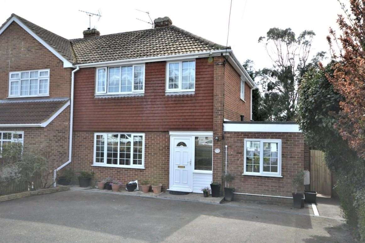 New Romney's cheapest four-bed on the market is in Station Road and valued at £380,000. Picture: Zoopla / Andrew & Co