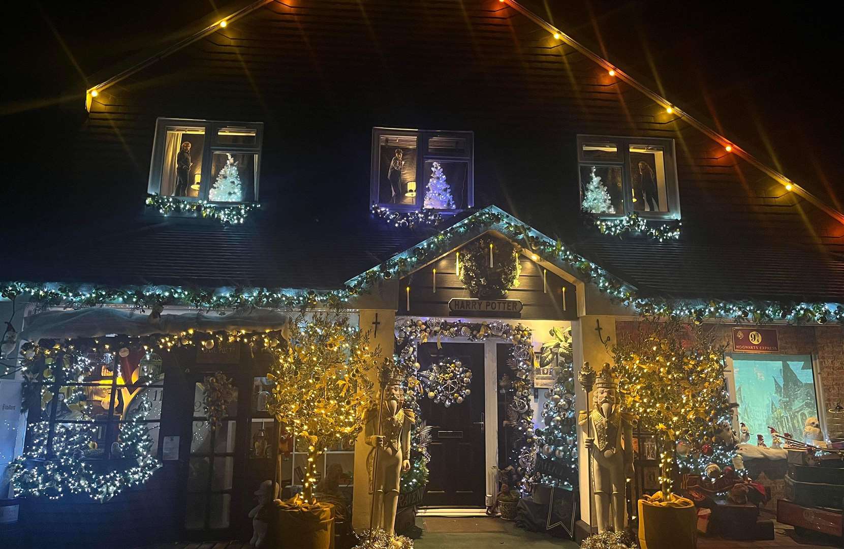 A Harry Potter themed display in Wigmore Road, Gillingham. Picture: Lavinia Hedges