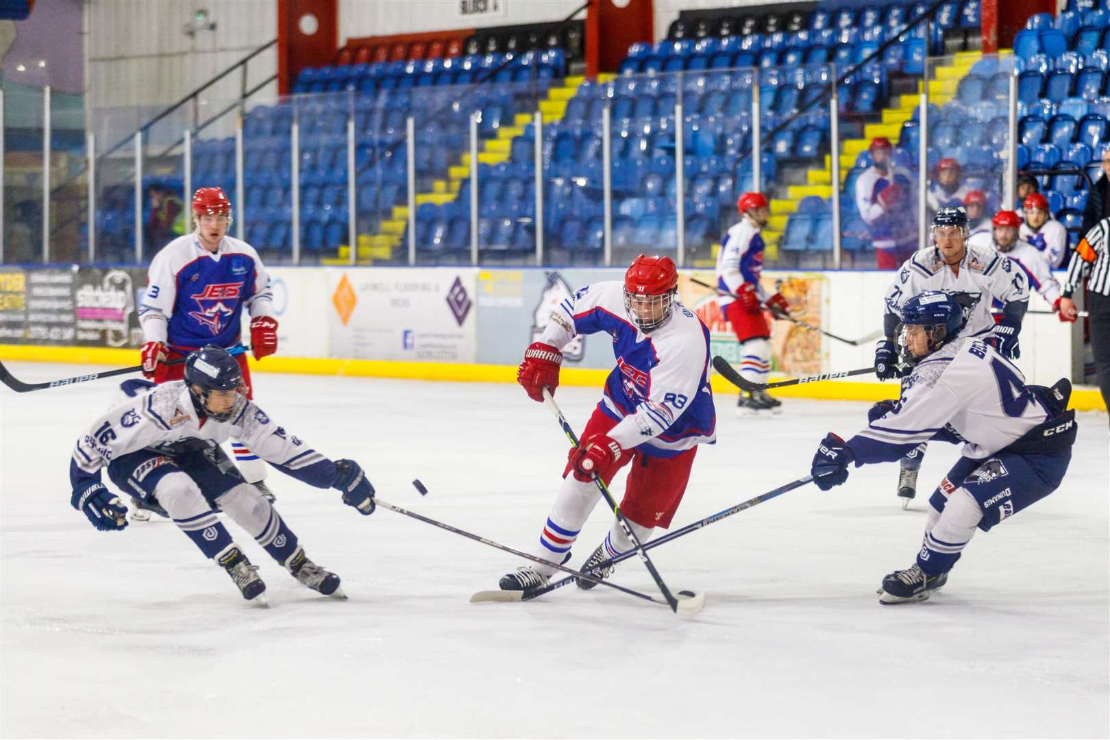 Brandon Chard and Matty Bell defend the Slough attack Picture: David Trevallion