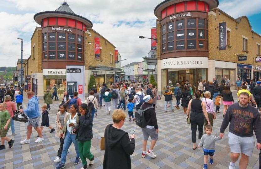 Fremlin Walk shopping centre in Maidstone has been put on the market for £25million. Picture: Knight Frank