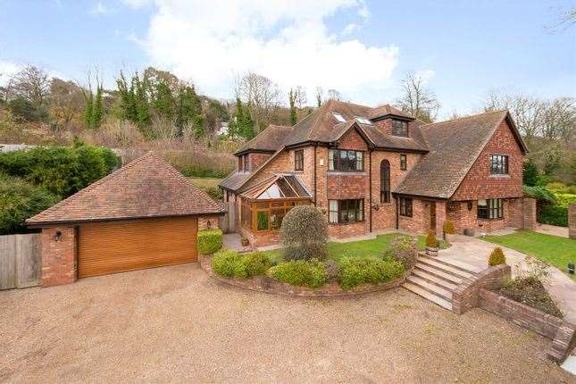 Dover's priciest home is a six-bed in Chisnall Road, River. Picture: Zoopla / Winkworth - Canterbury