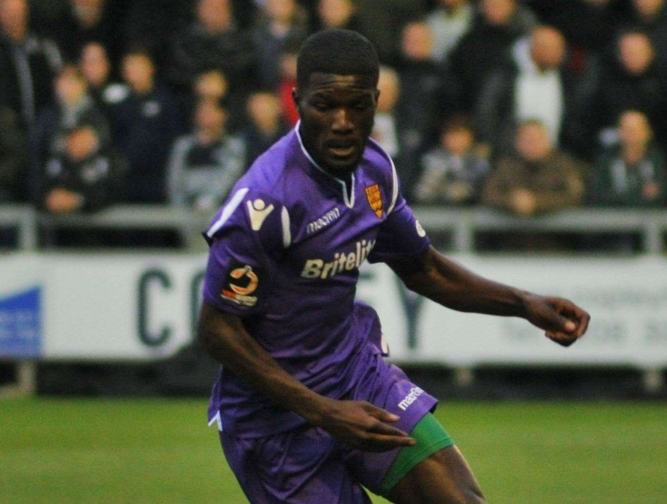 Maidstone United midfielder Saidou Khan Picture: Steve Terrell