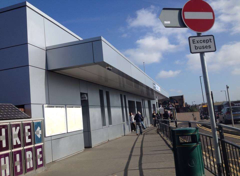 Tonbridge Railway Station. Stock picture.