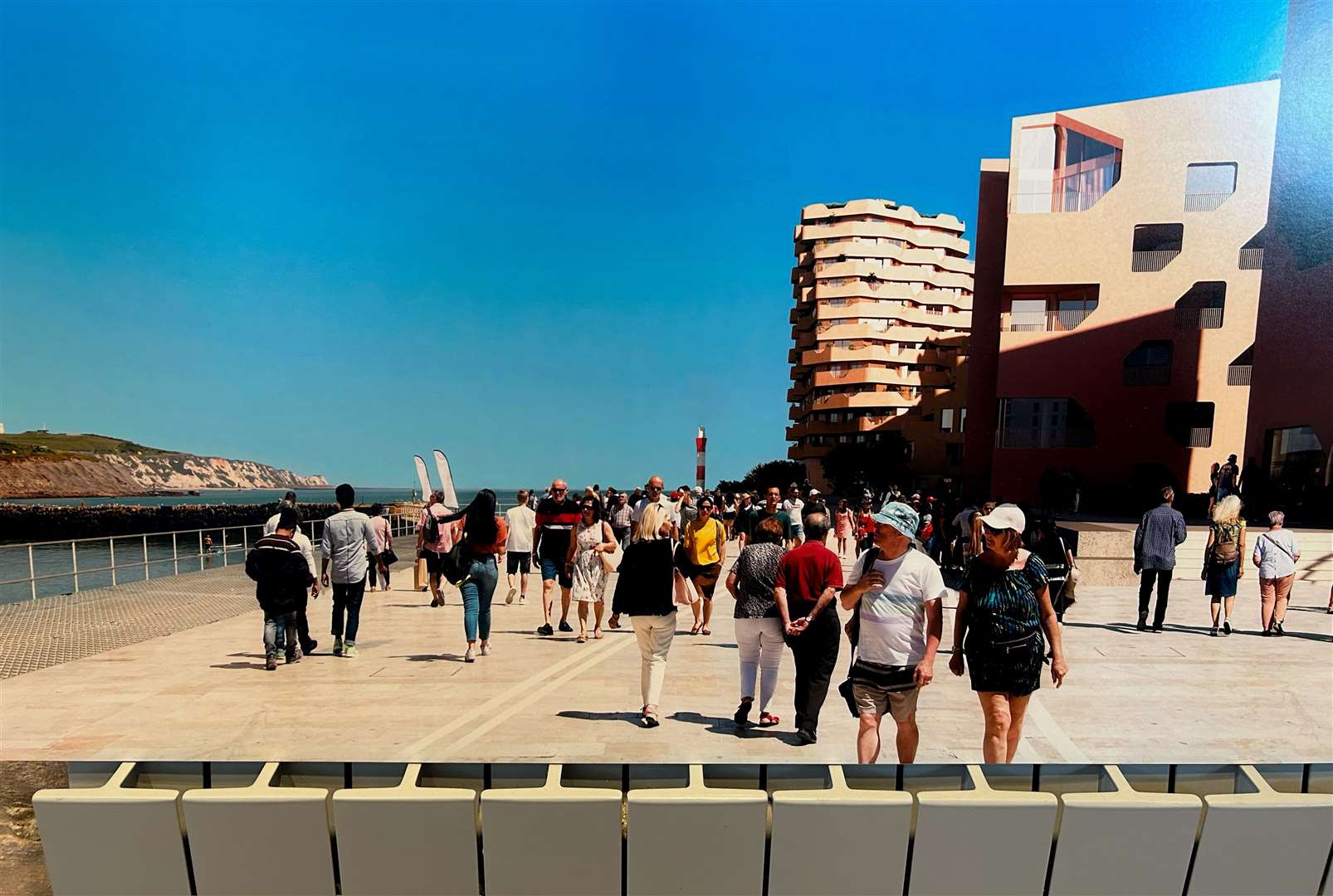 How the new tower blocks could look at Folkestone harbour