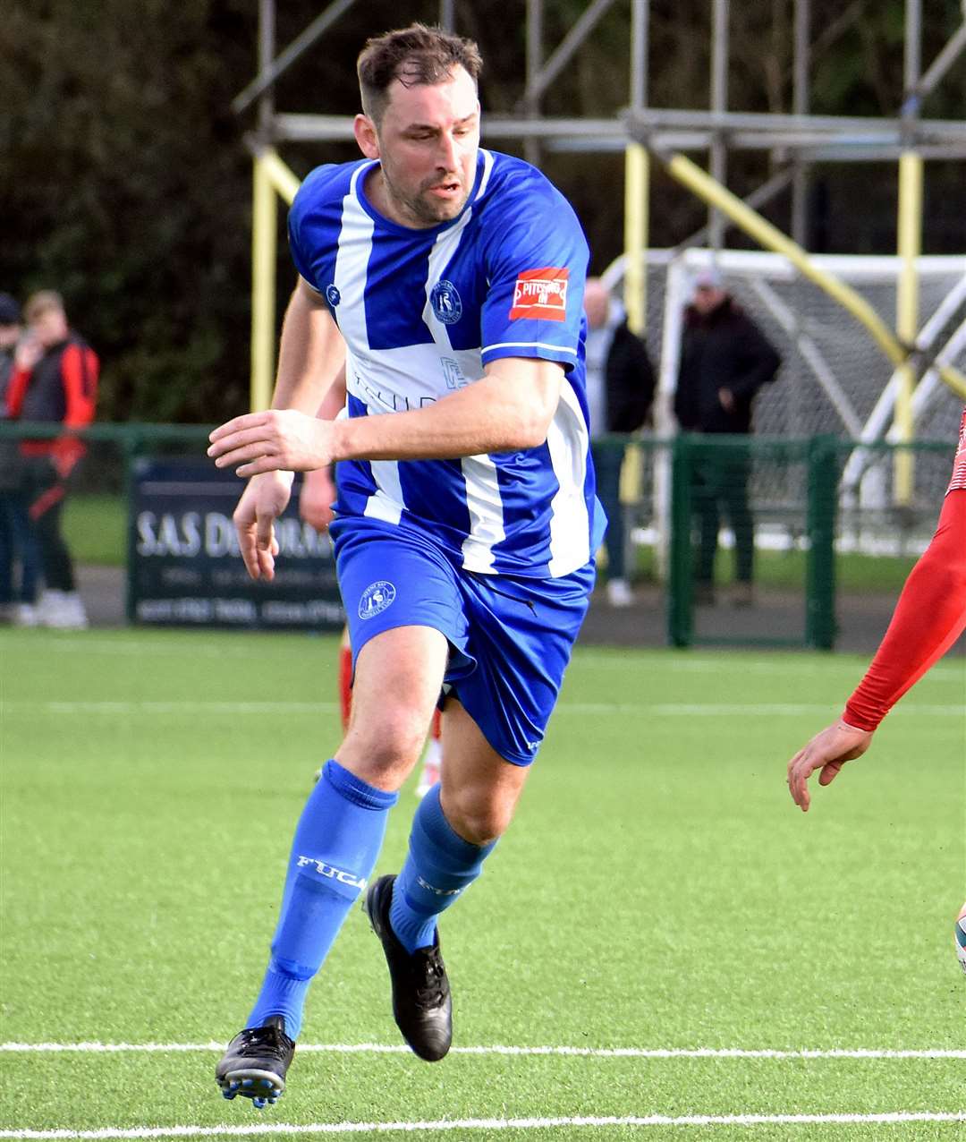 Herne Bay player-coach Liam Friend - was one of the players who missed the midweek defeat against Sittingbourne in Isthmian South East. Picture: Randolph File