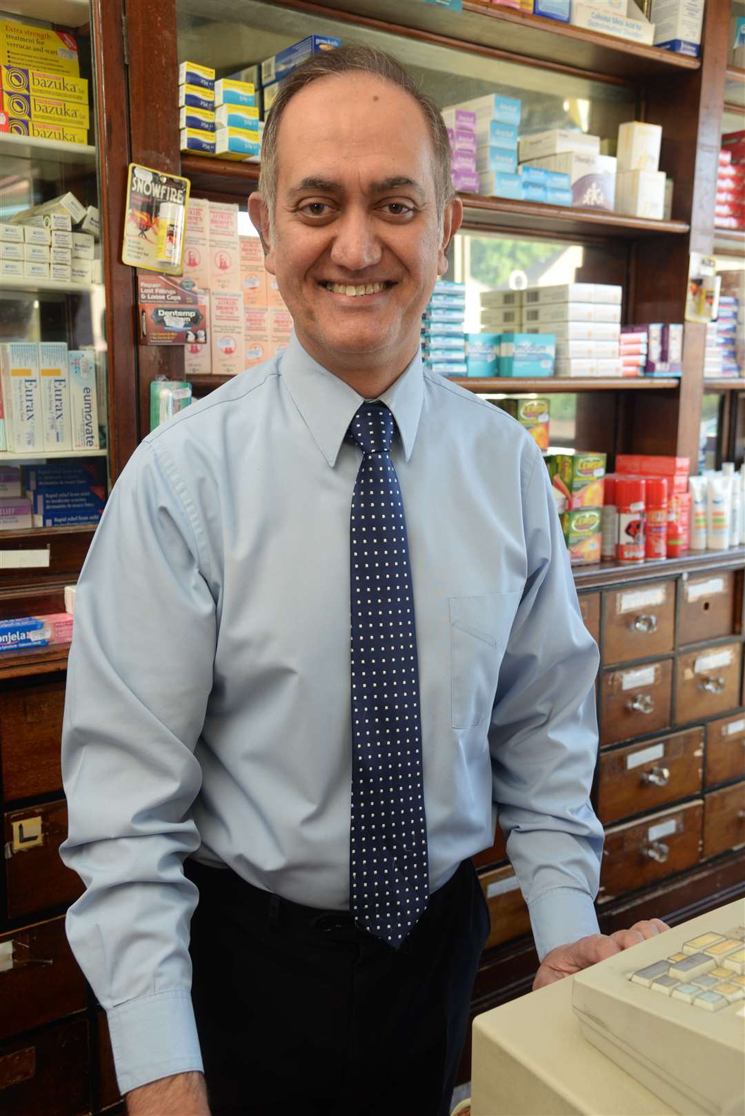 Ferride Karson is a hugely popular member of the community and runs the Karsons Pharma shop in Pattens Lane, Chatham along with a branch in City Way, Rochester