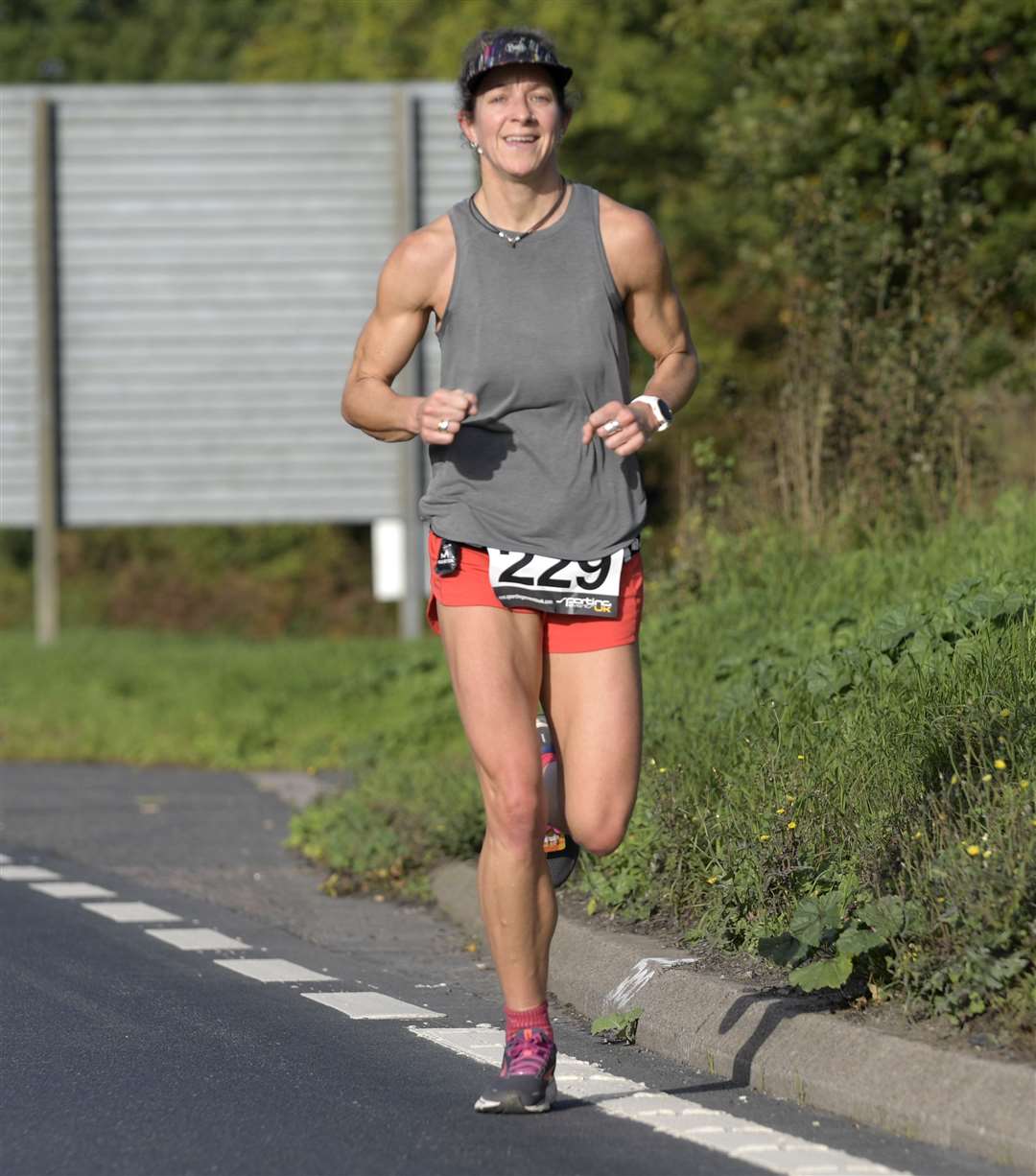 Claire Stone kicks on. Picture: Barry Goodwin (60032935)