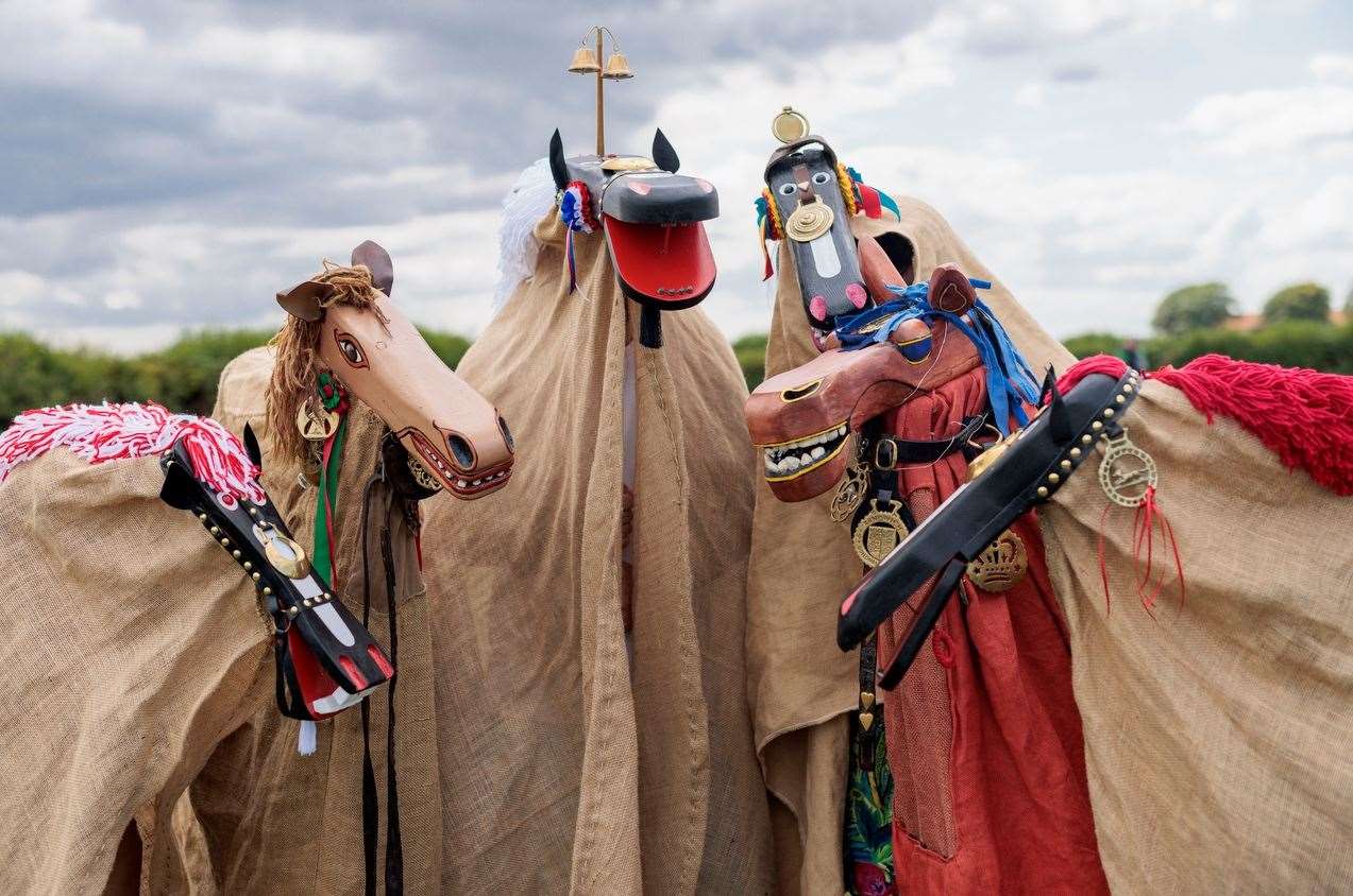 The Ramsgate Hooden Horses attended the 2024 event after a long hiatus. Picture: Vicki Couchman