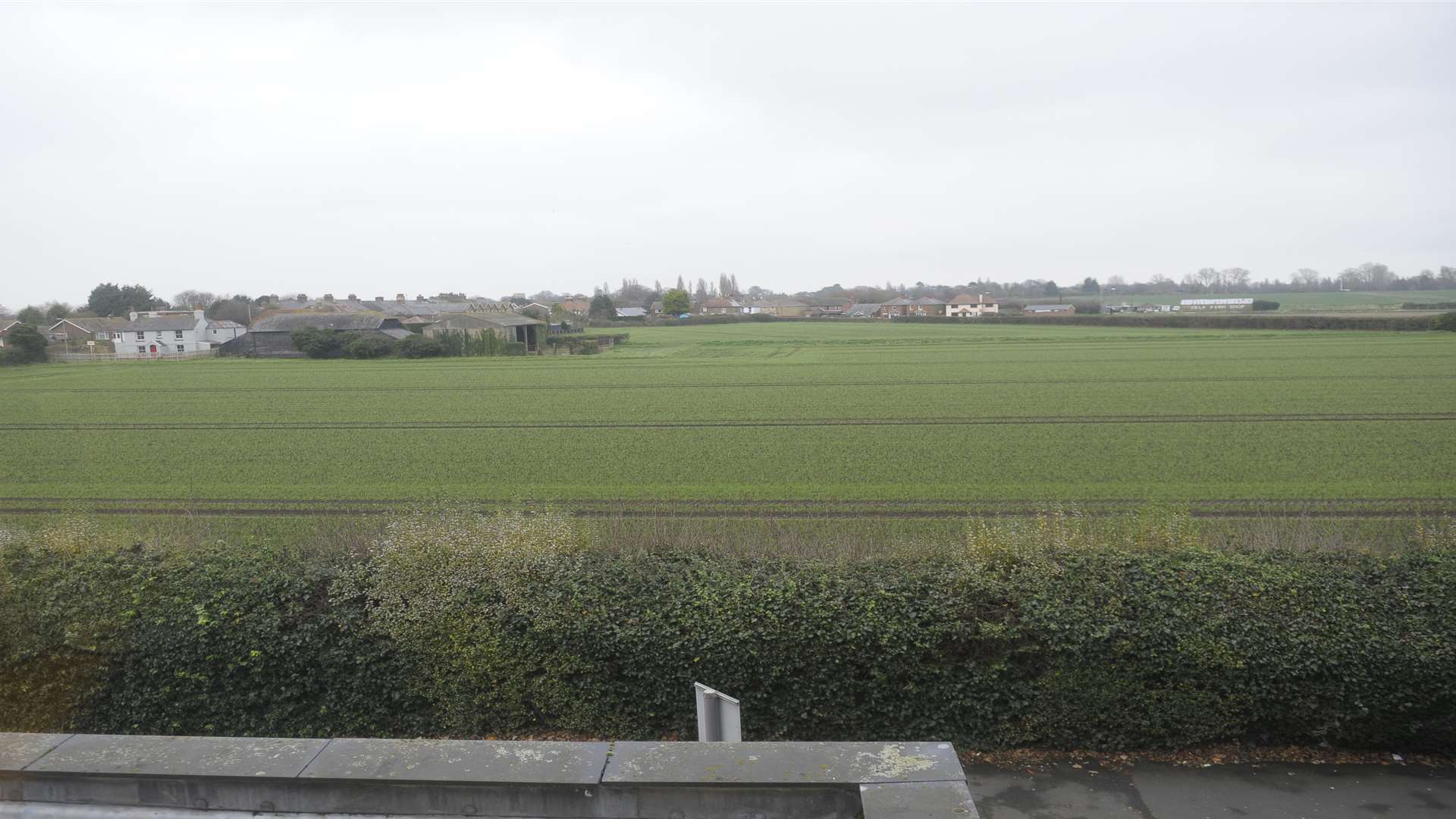 The land as seen from the current building would be used to extend the leisure centre