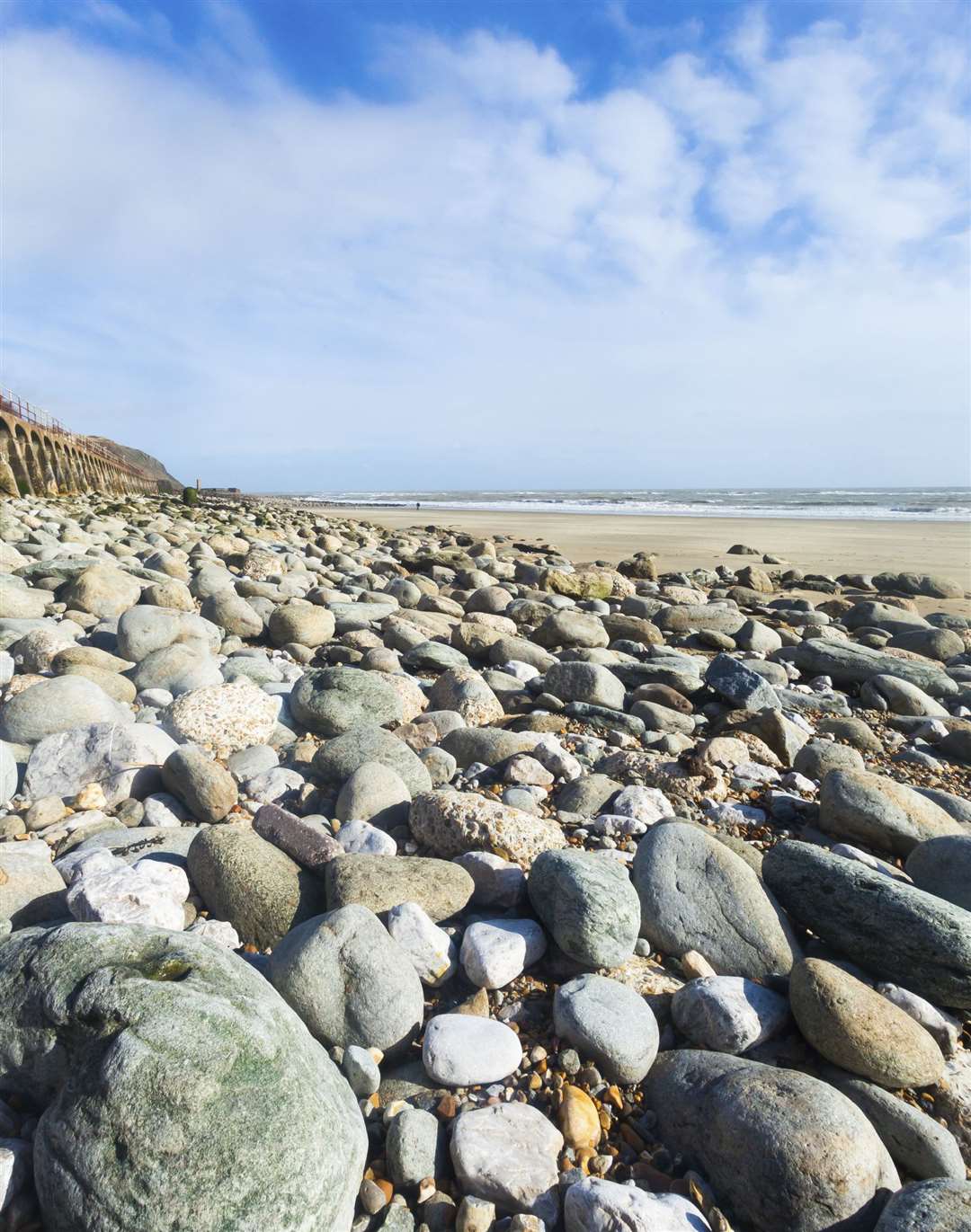 The beach at Folkestone