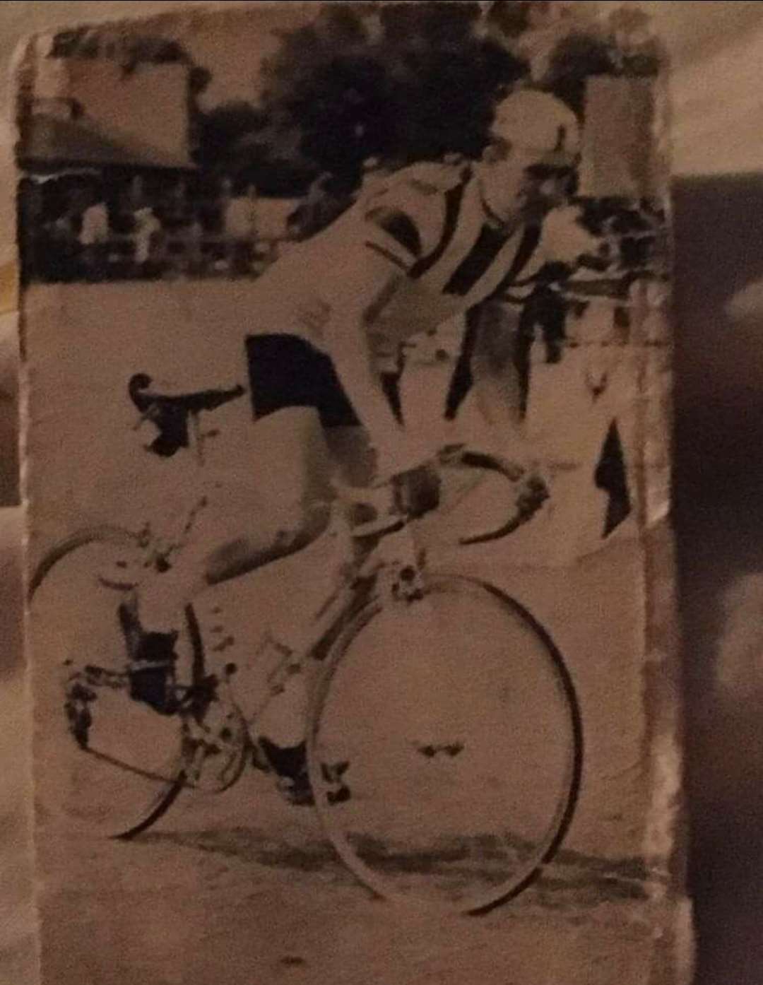 Archie Berry pictured during a 12-hour race in 1967 (Loch Lomond Road Cycling Club/PA)