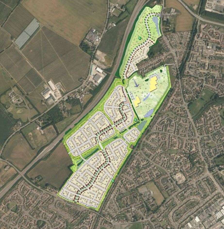 Plans for the homes in Kemsley. Picture: Persimmon Homes