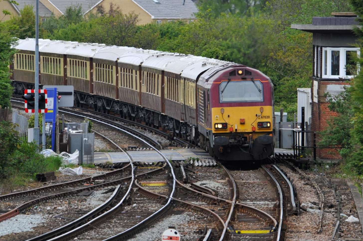 The Orient Express arriving at Deal Station last year