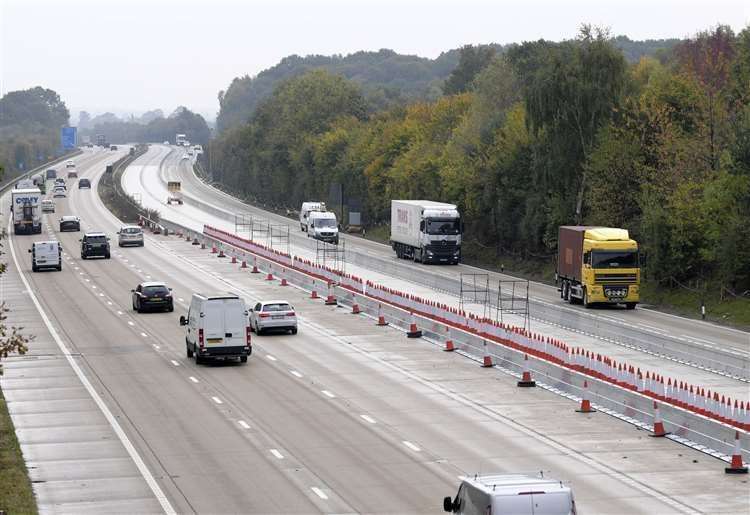 Operation Brock on the M20 near junction 9 for Ashford. Picture: Barry Goodwin