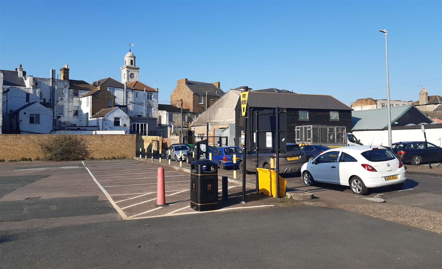 The development site includes Beach Street car parks