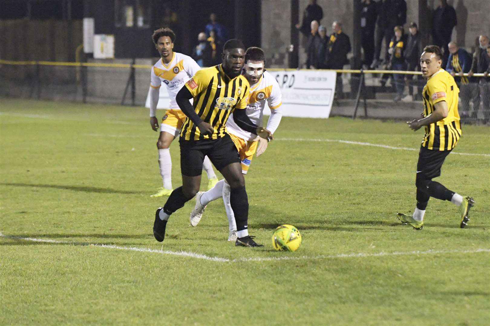 David Smith in action for Folkestone Invicta Picture: Barry Goodwin