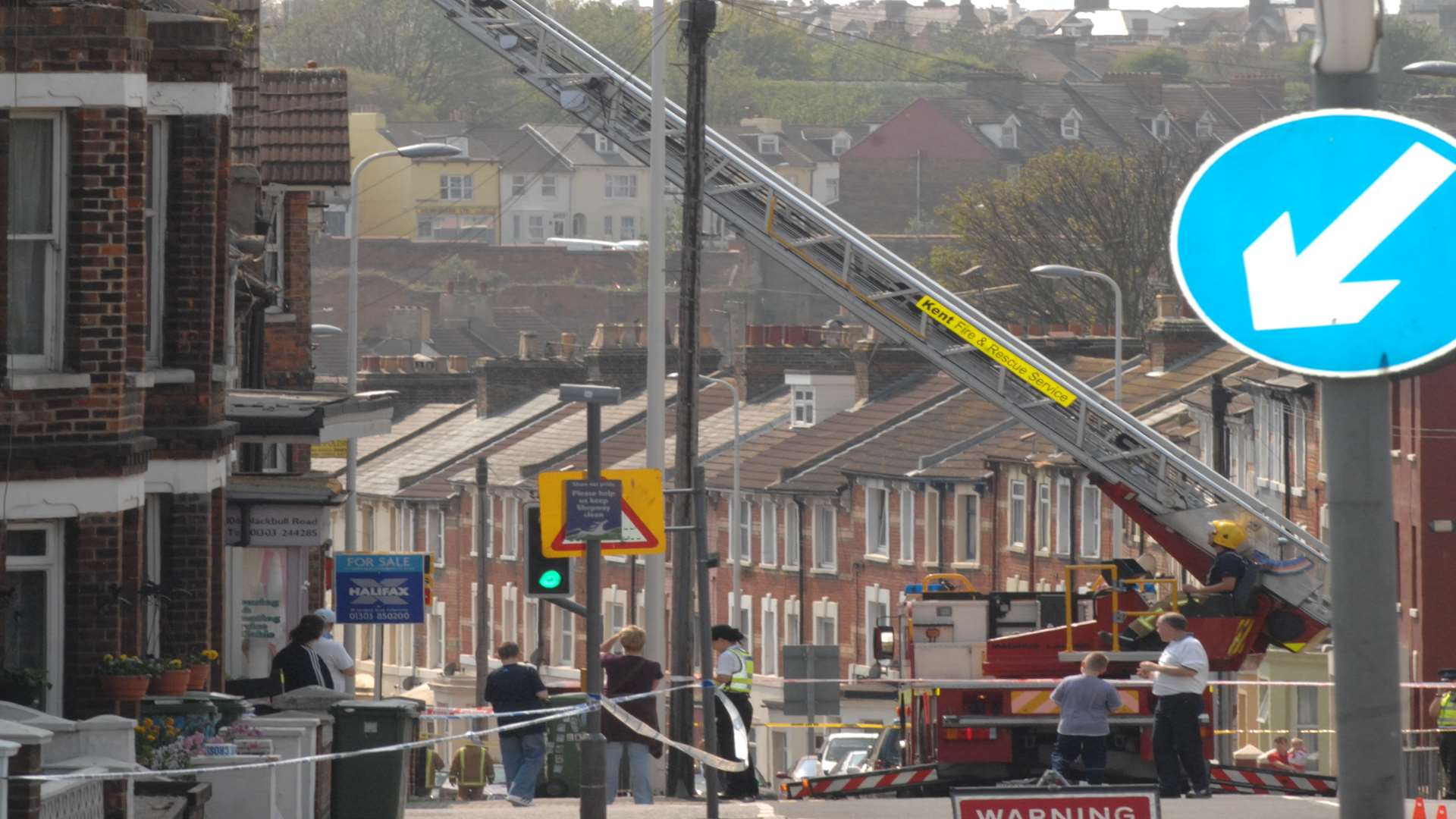 Part of Folkestone town centre sealed off