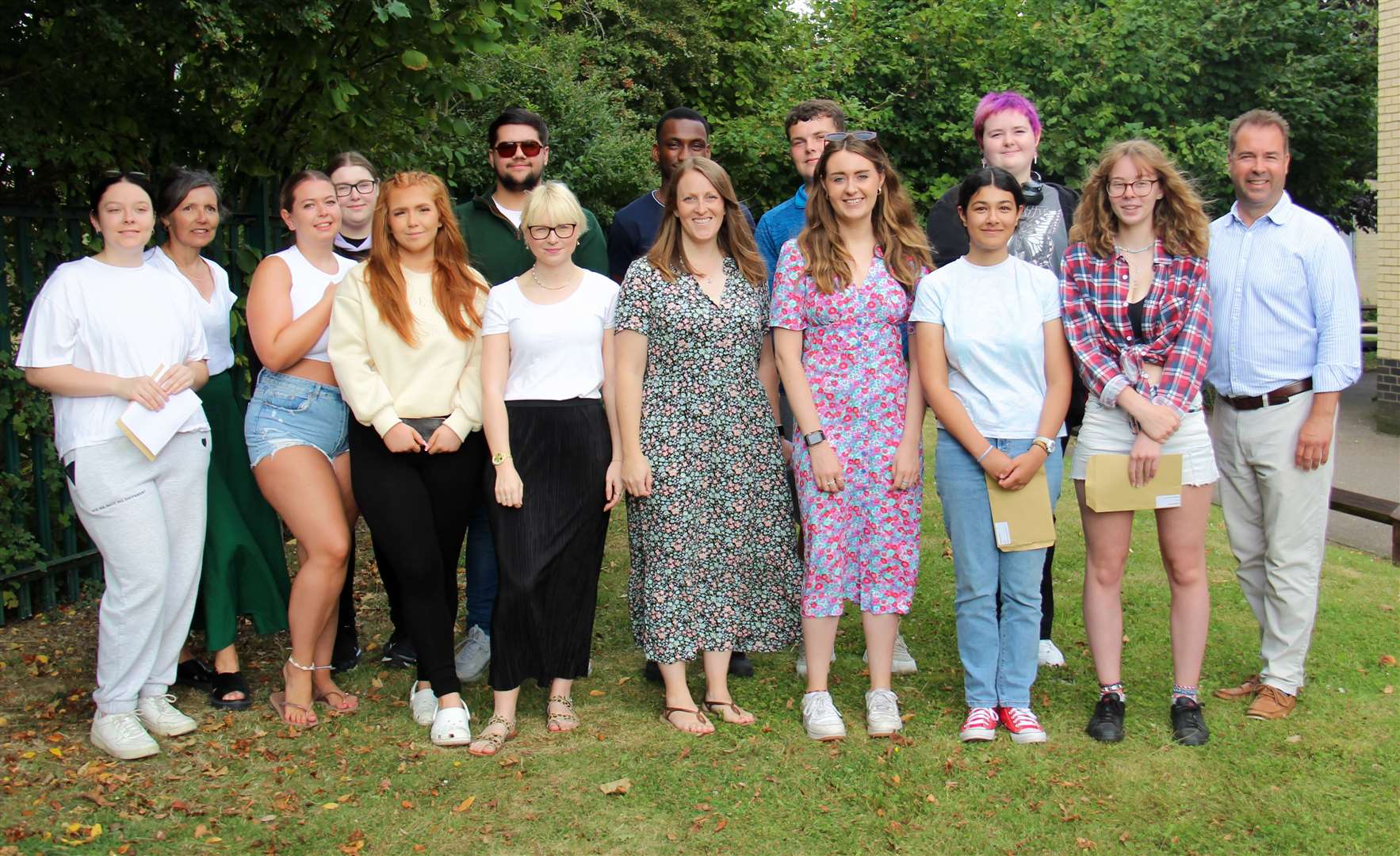 Pupils and staff at Fulston Manor School in Sittingbourne