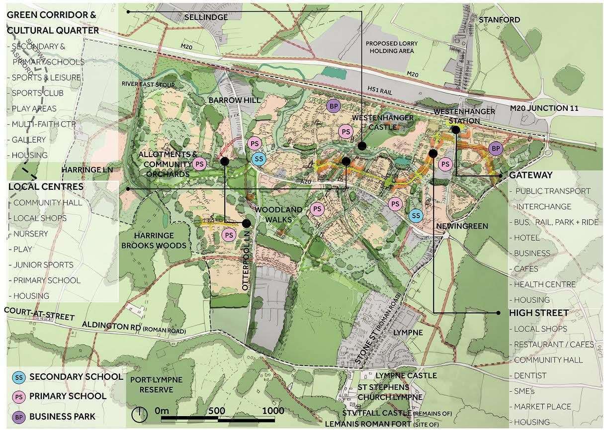 Otterpool Park masterplan