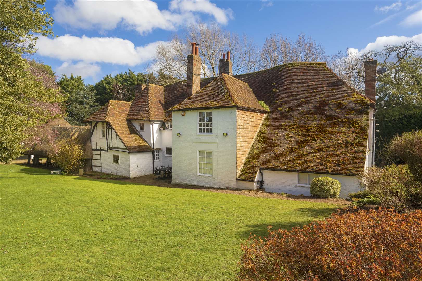 Five bedroom Ratling Court in Aylesham near Canterbury, parts of which date back to 1320 Picture: Jackson-Stops