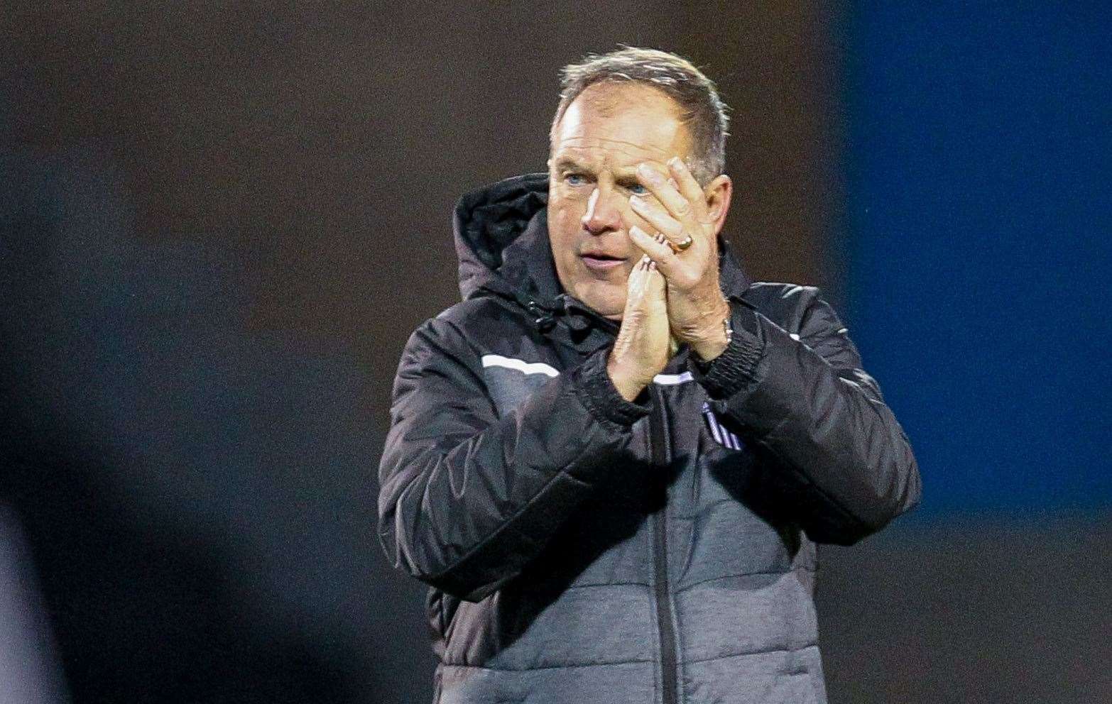 Gillingham caretaker boss Steve Lovell frustrated by abuse Picture: KPI