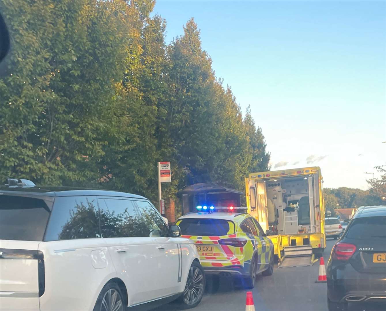 The accident on the Sutton Road, Maidstone