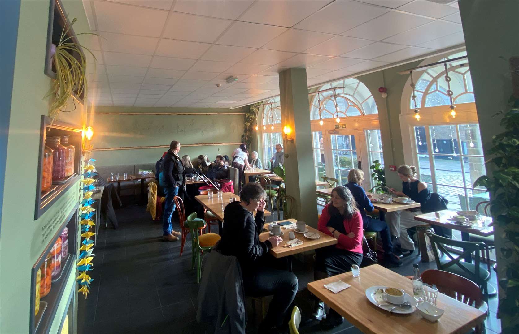 The Veg Box Cafe in Canterbury was packed with customers when I first arrived – I liked the decor but it felt a tad cramped