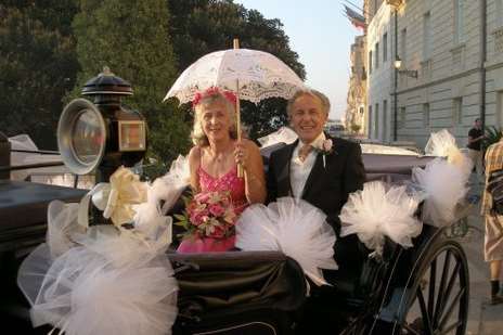 The couple renewed their vows in Syracuse, Italy, in 2006