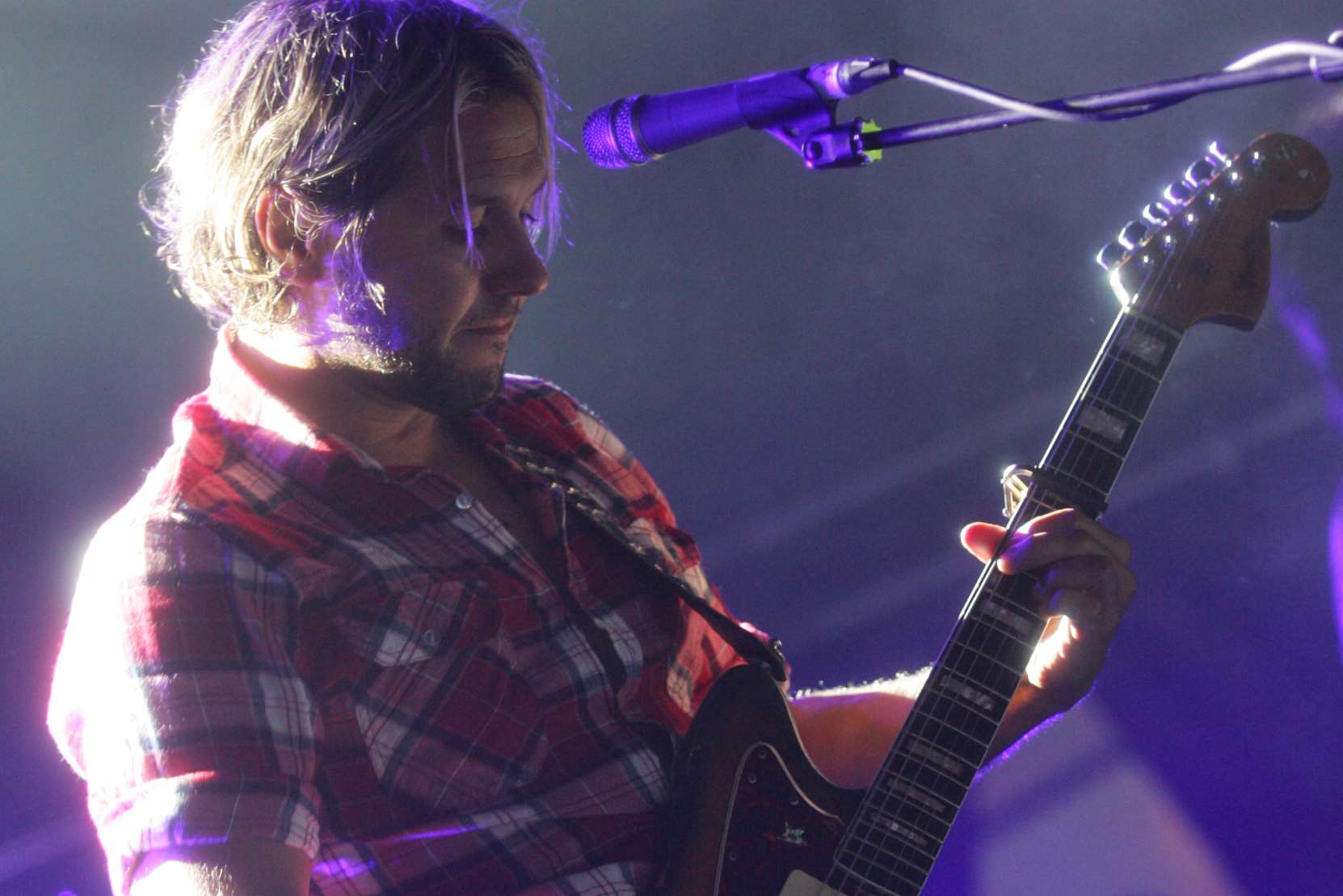 Feeder played on a very wet Folkestone seafront in August 2009. Picture: Martin Apps