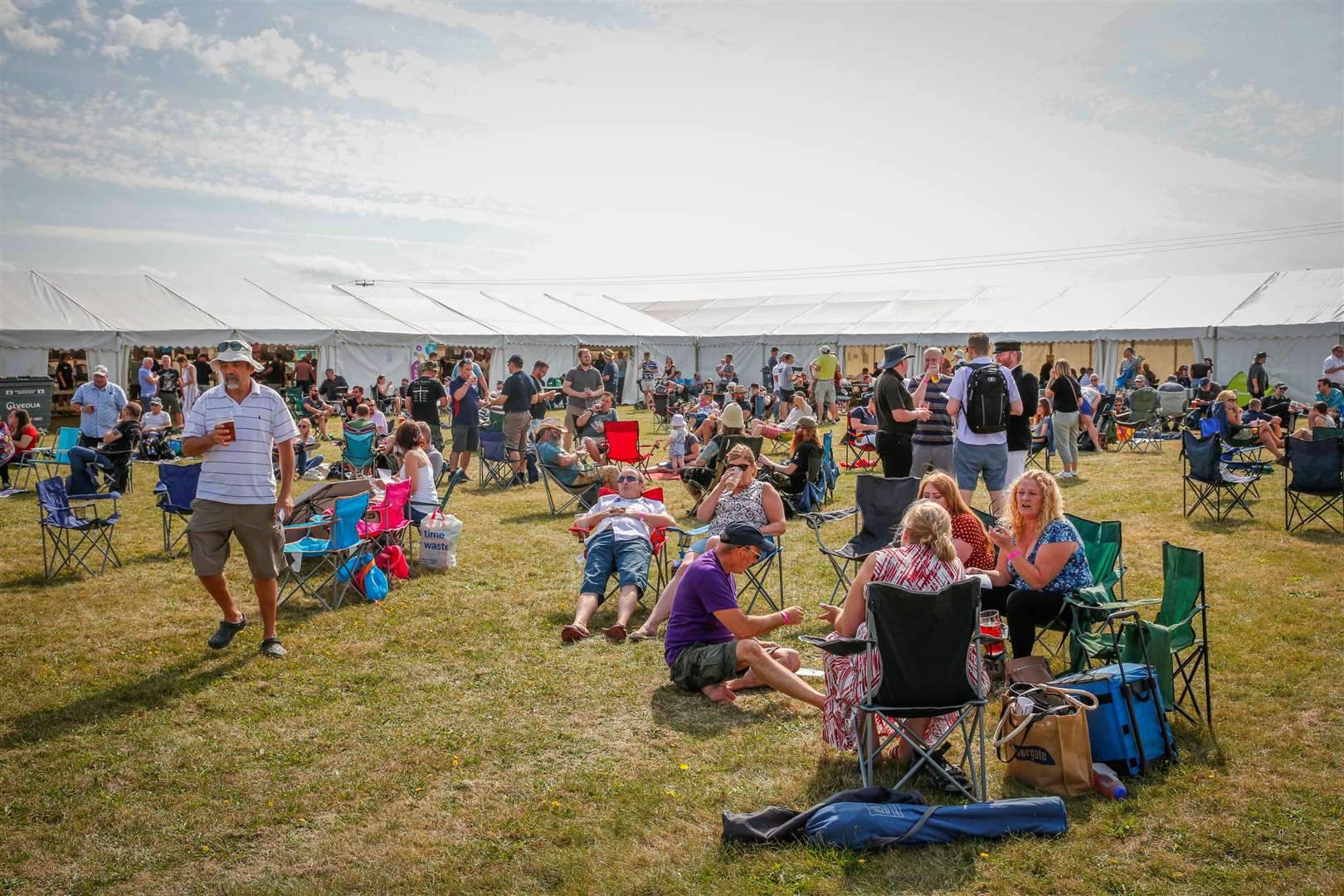 The festival takes place at the NIAB EMR, East Malling's world-famous horticultural research station. Picture: Matthew Walker