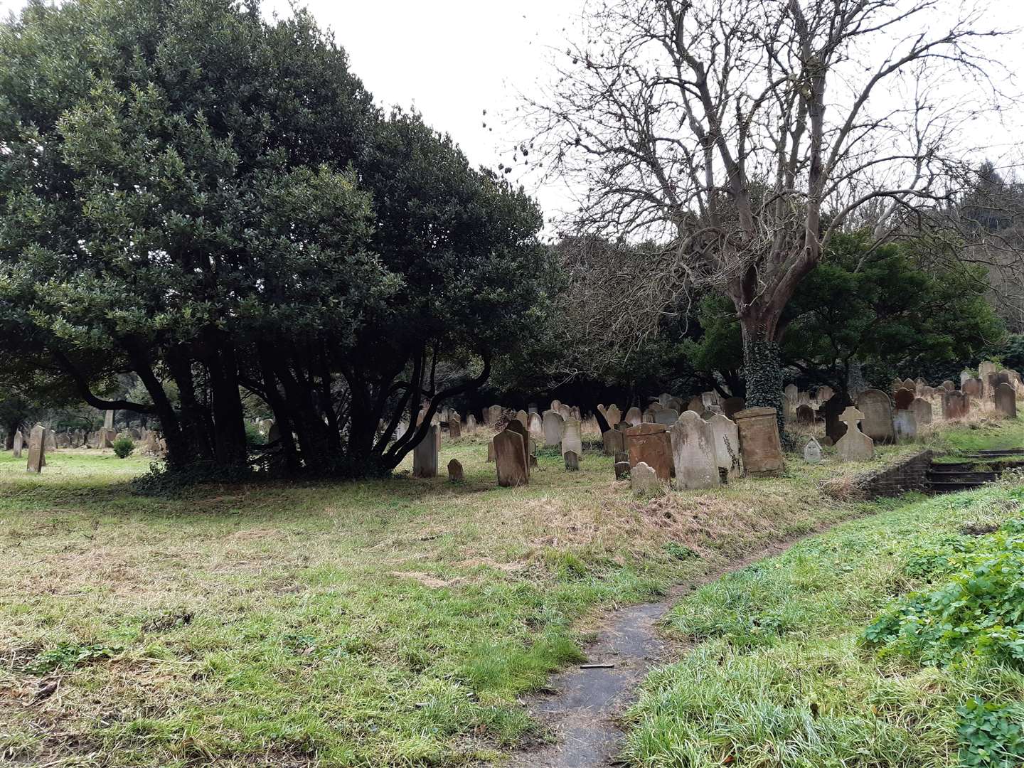 Cowgate Cemetery, where homeless Polish man Piotr Lacheta was found dead